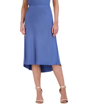 BCBGMAXAZRIA Women's Pull on Vintage Satin Midi Skirt