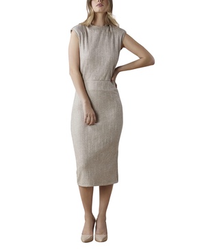 BCBGeneration Women's Sleeveless Midi Shift Dress