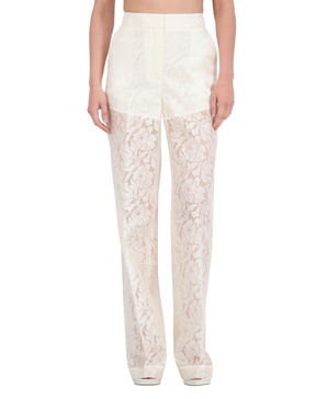 BCBGMAXAZRIA Women's Lace Pants with Pockets