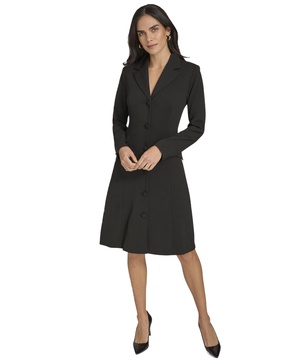 Calvin Klein Women's Pocket Career Jacket Dress