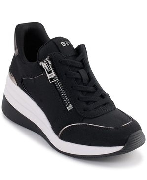 DKNY women's Kaden-Lace Up Wedg Sneaker