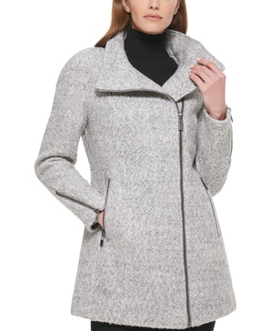 Calvin Klein womens Asymmetrical Wool Jacket