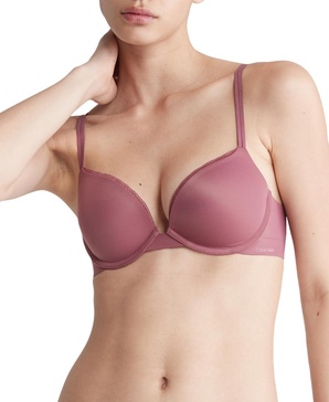 Calvin Klein Women's Liquid Touch Push Up Plunge Bra