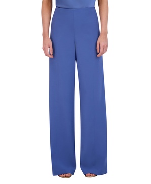 BCBGMAXAZRIA Women's Wide Leg Pant with Side Zipper Closure