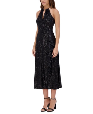 Women's Sequined Midi Dress