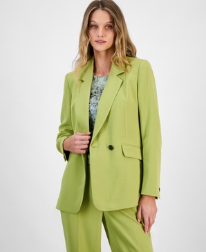 Women's Double-Breasted Blazer, Exclusively at Macy's