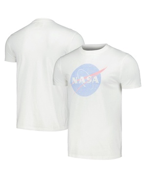Men's White NASA Vintage Like Fade T-Shirt