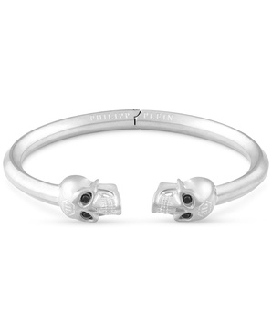 Stainless Steel 3D $kull Cuff Bracelet