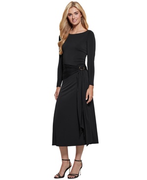 Women's Alisa Gathered Jersey Midi Dress