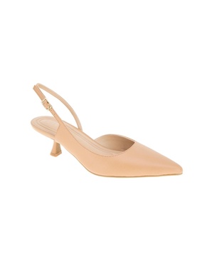 Women's Kittie Kitten Heel Sling Back Pumps