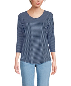 Women's 3/4 Sleeve Lightweight Jersey Tunic