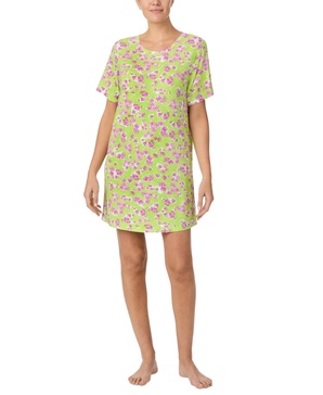 Women's Short Knit Jersey Sleep Shirt  