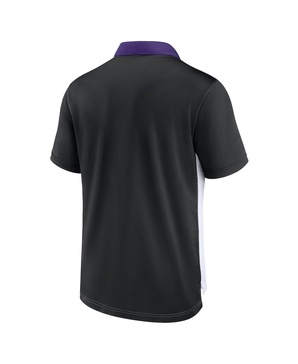 Men's White, Black Tampa Bay Rays Rewind Stripe Polo Shirt
