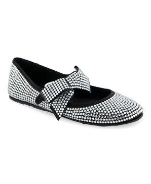 Women's Poppy Bow Mary Jane Flats
