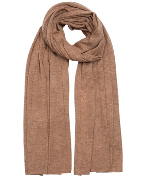 Grid Texture Knit Wrap