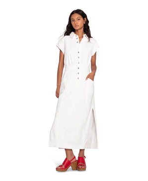 Sundown Denim Midi Shirt Dress