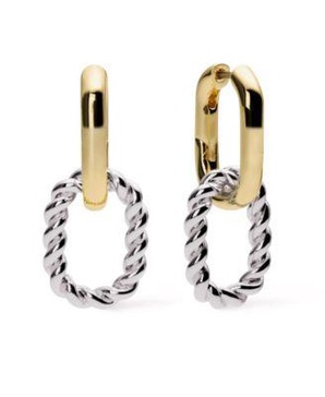Double Hoop Earrings - Ash Double