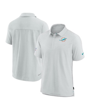 Men's Miami Dolphins Sideline Lockup Performance Polo