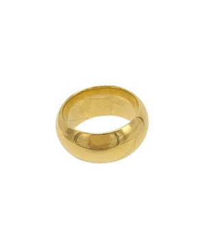 10mm Domed Cigar Band Ring