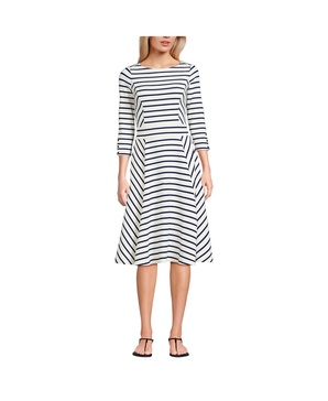 Women's Petite Starfish 3/4 Sleeve Dress