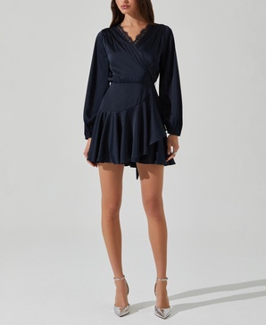 Women's Aluma V-Neck Fit & Flare Dress