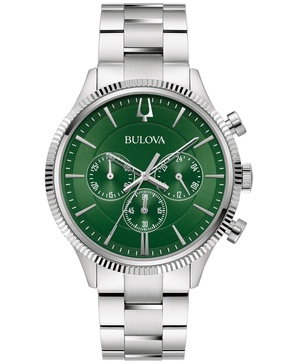 Men's Chronograph Stainless Steel Bracelet Watch 42mm