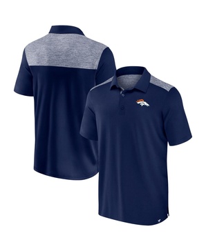 Men's Navy Denver Broncos Long Shot Polo