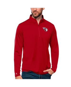 Men's Red Cleveland Guardians Tribute Quarter-Zip Pullover Top