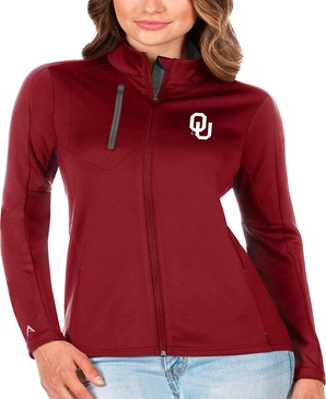 Women's Crimson/Graphite Oklahoma Sooners Generation Full-Zip Jacket