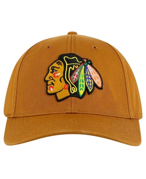 Men's Tan Chicago Blackhawks Hepcat Washed Twill Adjustable Hat
