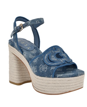 Women's Formaly-G Cutout Fabric Logo Platform Espadrille Sandals
