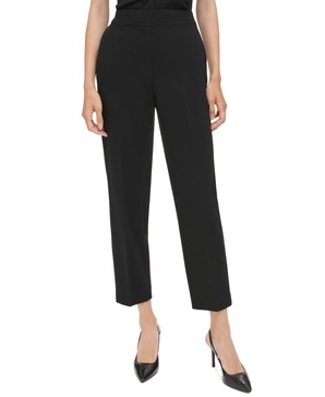 Women's Elastic-Back Ankle Pants