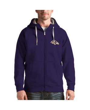 Men's Purple Baltimore Ravens Victory Full-Zip Hoodie