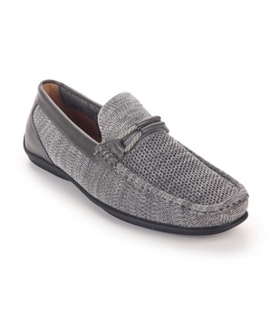 Men's Knit Lace-Strap Driving Loafer