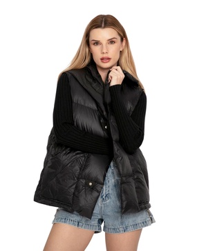 Over My Head Hooded Puffer Vest