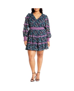 Plus Size Hollie Print Dress