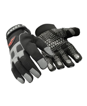 Men's Insulated Fleece Lined HiVis Super Grip Performance Work Gloves