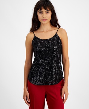 Women's Sequin Sleeveless Top, Created for Macy's