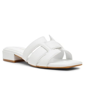 Women's Loyal Square Toe Slide Flat Sandals