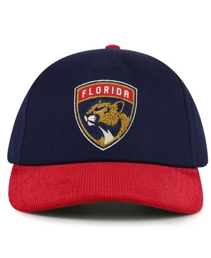Men's Navy/Red Florida Panthers Burnett Adjustable Hat