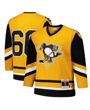 Men's Mario Lemieux Gold Pittsburgh Penguins 1984-85 Power Play Jersey