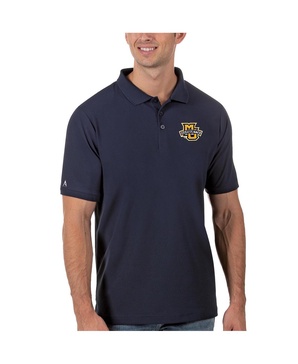 Men's Navy Marquette Golden Eagles Legacy Pique Polo