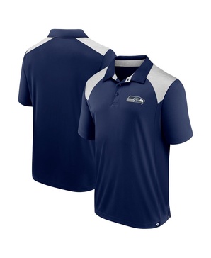 Men's College Navy Seattle Seahawks Primary Polo