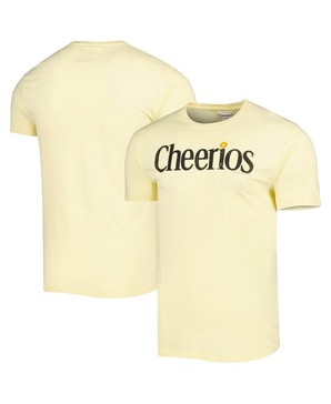 Men's and Women's Yellow Distressed Cherrios Brass Tacks T-shirt
