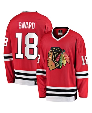 Men's Denis Savard Red Chicago Blackhawks Premier Breakaway Retired Player Jersey