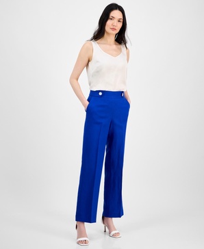 Women's High Rise Side-Tab Pull-On Pants