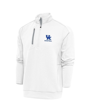 Men's White Kentucky Wildcats Basketball Generation Quarter-Zip Pullover Top