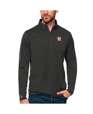 Men's Charcoal Houston Astros Tribute Quarter-Zip Pullover Top