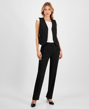Women's Pinstriped Pants, Exclusively at Macy's