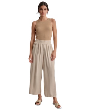 Women's Pull-On Wide-Leg Ankle Pants
